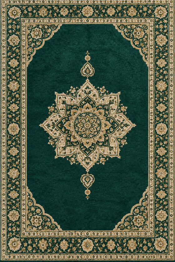 Mosque carpet Sultan Emerald – Medallion (Göbek)