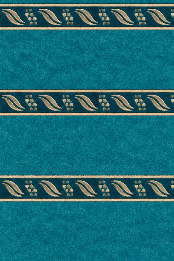 Mosque carpet Nizam Petrol – Row pattern (Saf)