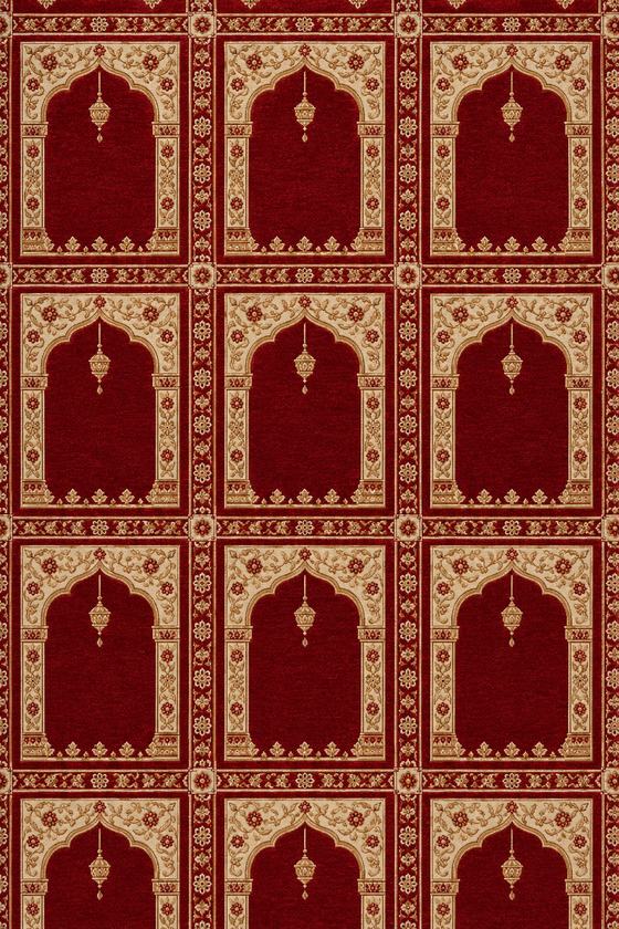 Mosque carpet Mihrab Ruby – Individual places (Seccade)